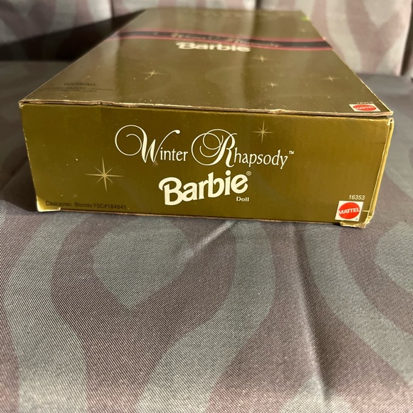 1996 Winter Rhapsody Barbie, NRFB, (16353) Damaged Box | Avon Exclusive - Picture 5 of 10
